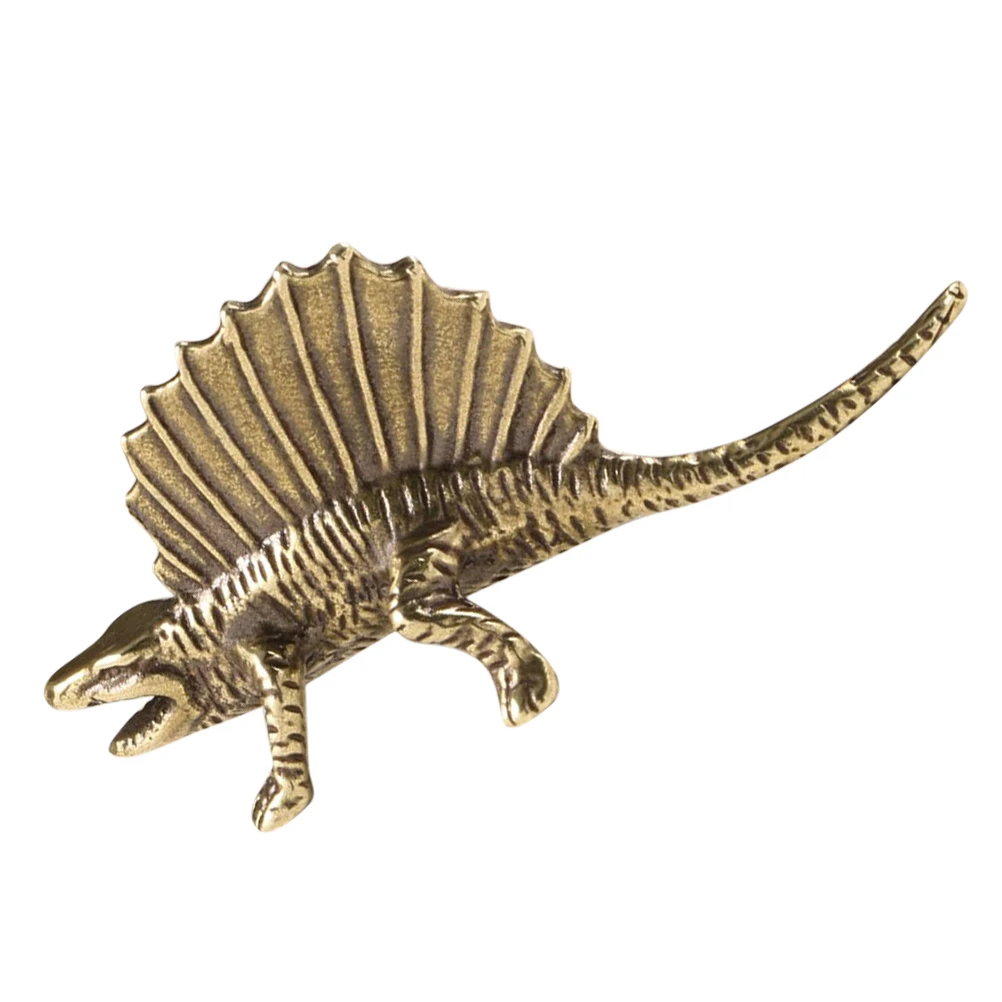 

Dinosaur Desktop Dinosaur Decor Retro Brass Figurine Desktop Decor Garden Ornament Gift