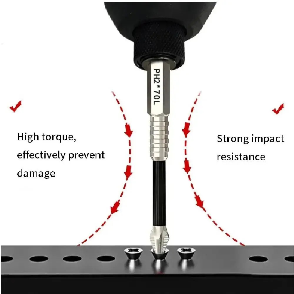 ponta-de-chave-de-fenda-magnetica-serie-k5-com-superficie-prateada-antiferrugem-alta-dureza-longa-vida-Util-e-resistencia-ao-desgaste