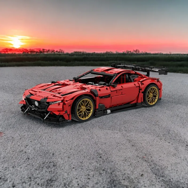 

2953-Piece Mazdasss RX-GT3 Concept 1:8 Scale RC Building Blocks Set – Features Opening Doors, Bonnet, and Fake Rotary Engine