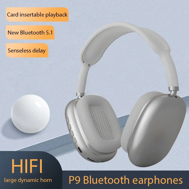 Newest Headphone Wireless Bluetooth Headset With Mic Noise Cancelling Headsets Stereo Sound Earphone Sports Gaming Headphones