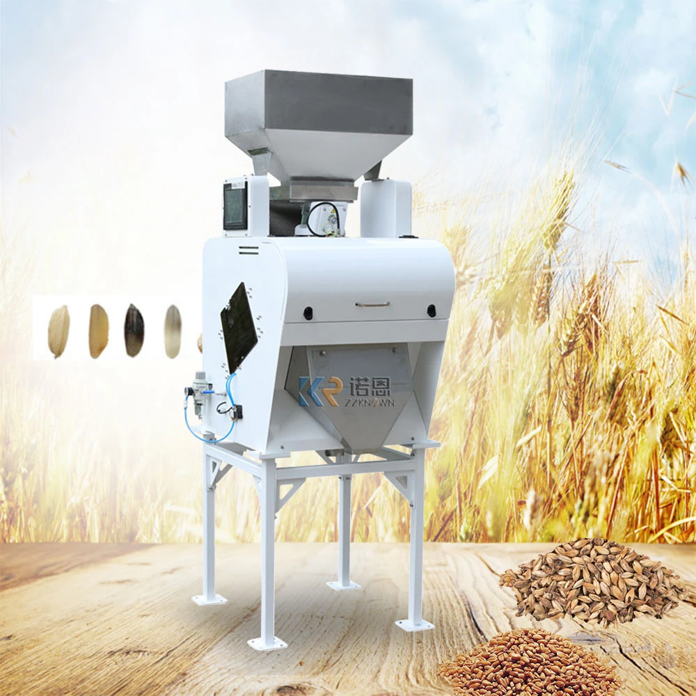 500-1000KG /H Output Sesame Colour Corn Grain Sorting Machine Plastic Sheet Peanut Coffee Bean Rice Color Sorter Machine