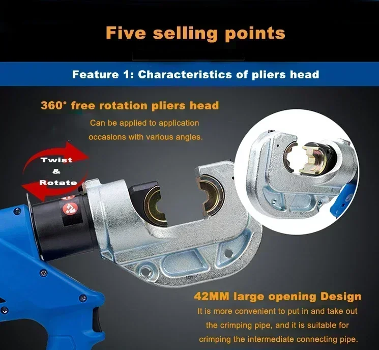 

YYHC-Battery Hydraulic Ram HL-400 12t 400 Battery Crimping Tool 16 400mm2