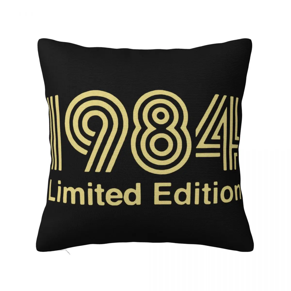 1984 Limited Edition Gold Design Mens Black Harajuku Hot New Design Funny Middle Aged On Sale Pillow Case