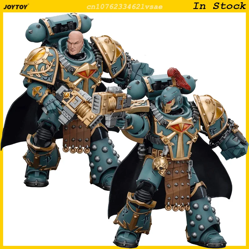 JOYTOY Legion Praetor With Power Fist 1/18 Action Figures Warhammer 40K Sons of Horus Anime 12.4cm Collection Model Mężczyźni Zabawka Prezent