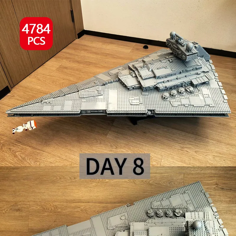 2026 New 4784pcs Product Empire Star Destroyer Galaxy Ultimate Spaceship
