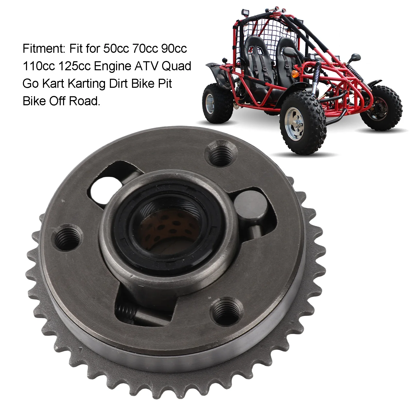 Starter Drive  Replacement Starter Drive Clutch Assembly 41T for 50cc 70cc 90cc 110cc 125cc Engine Go Kart Dirt Pit Bike view 5