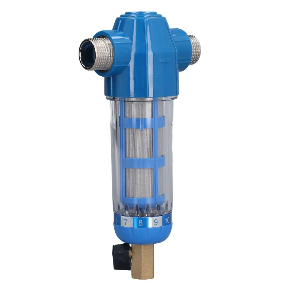 1 set of 3 G3/4 External Thread Backwash Water Filter Plastic Cover Rubber Sealing Ring Water Pipeline Filter