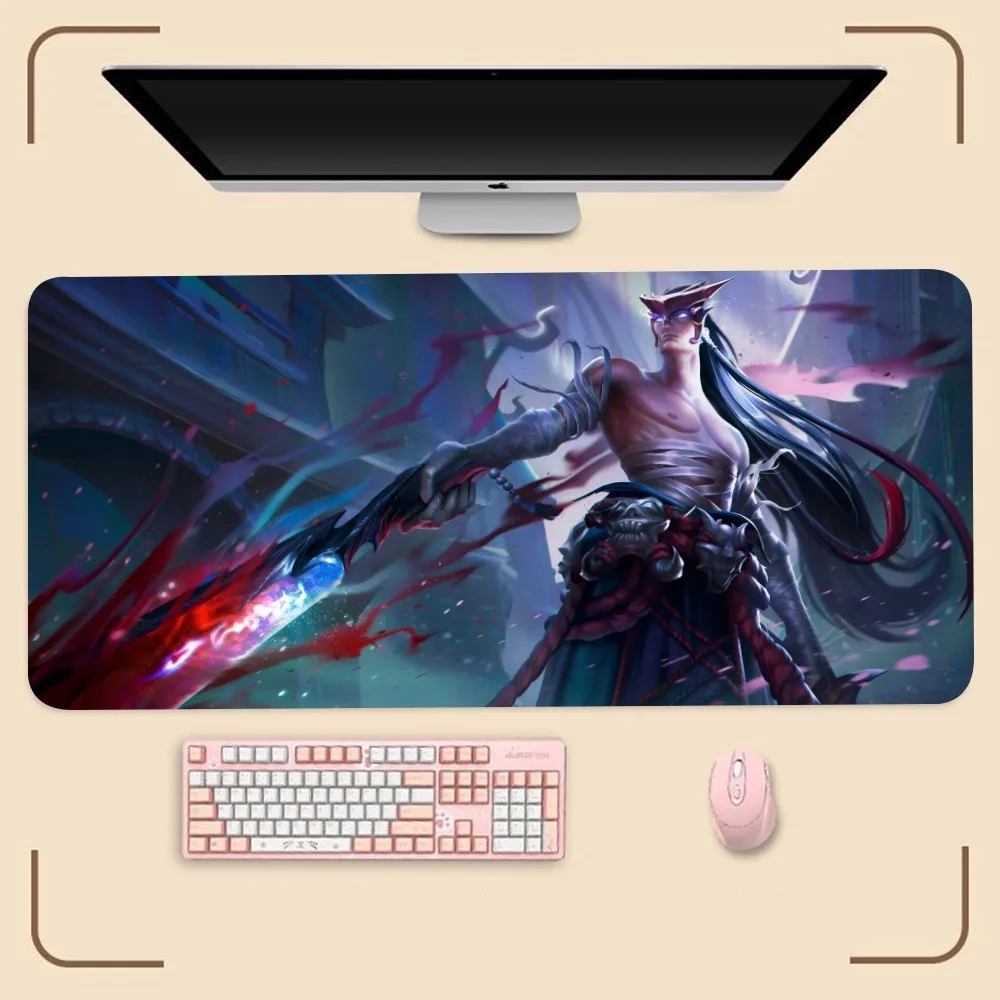 

L-LoL T-The U-Unforgotten Y-Yones Mousepad Computer Mouse Pad 400x800x5mm Gaming Accessories Mause Keyboard Pad Mice Mausepad