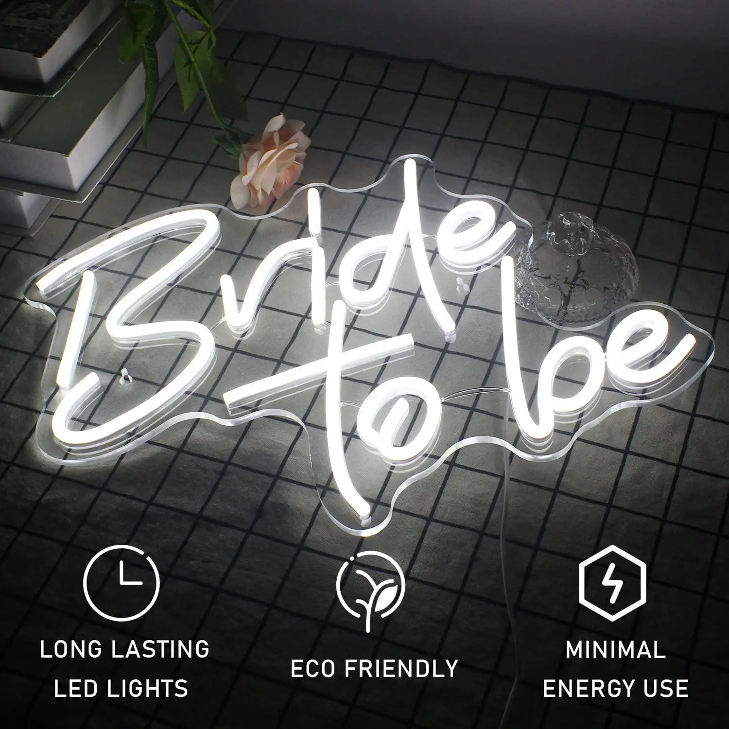 العروس لتكون علامات النيون LED أضواء النيون لتزيين الحائط الزفاف علامات ضوء النيون لحفلة خطوبة العازبة دش الزفاف