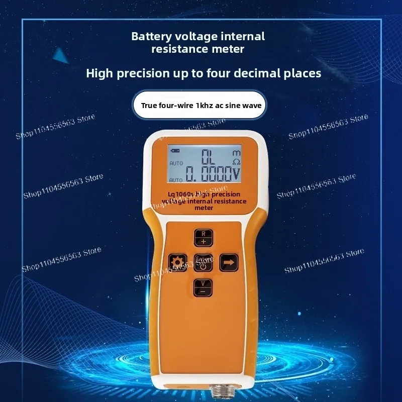 High Precision Lithium Battery Voltage and Internal Resistance Tester, Cell Internal Resistance Meter, 100V Voltage Detector