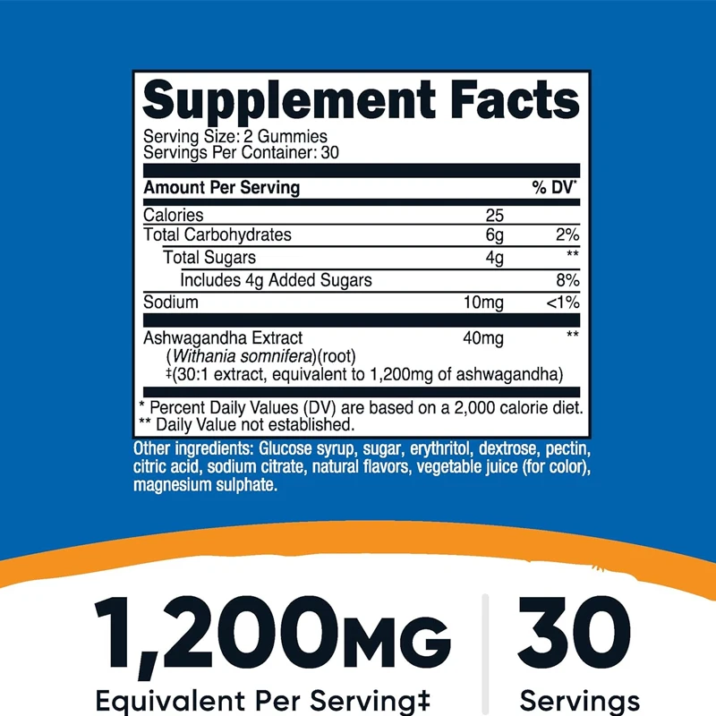 Each serving of South African drunken eggplant gummies is equivalent to 1200 milligrams (mixed berry flavor), with 60 gummies