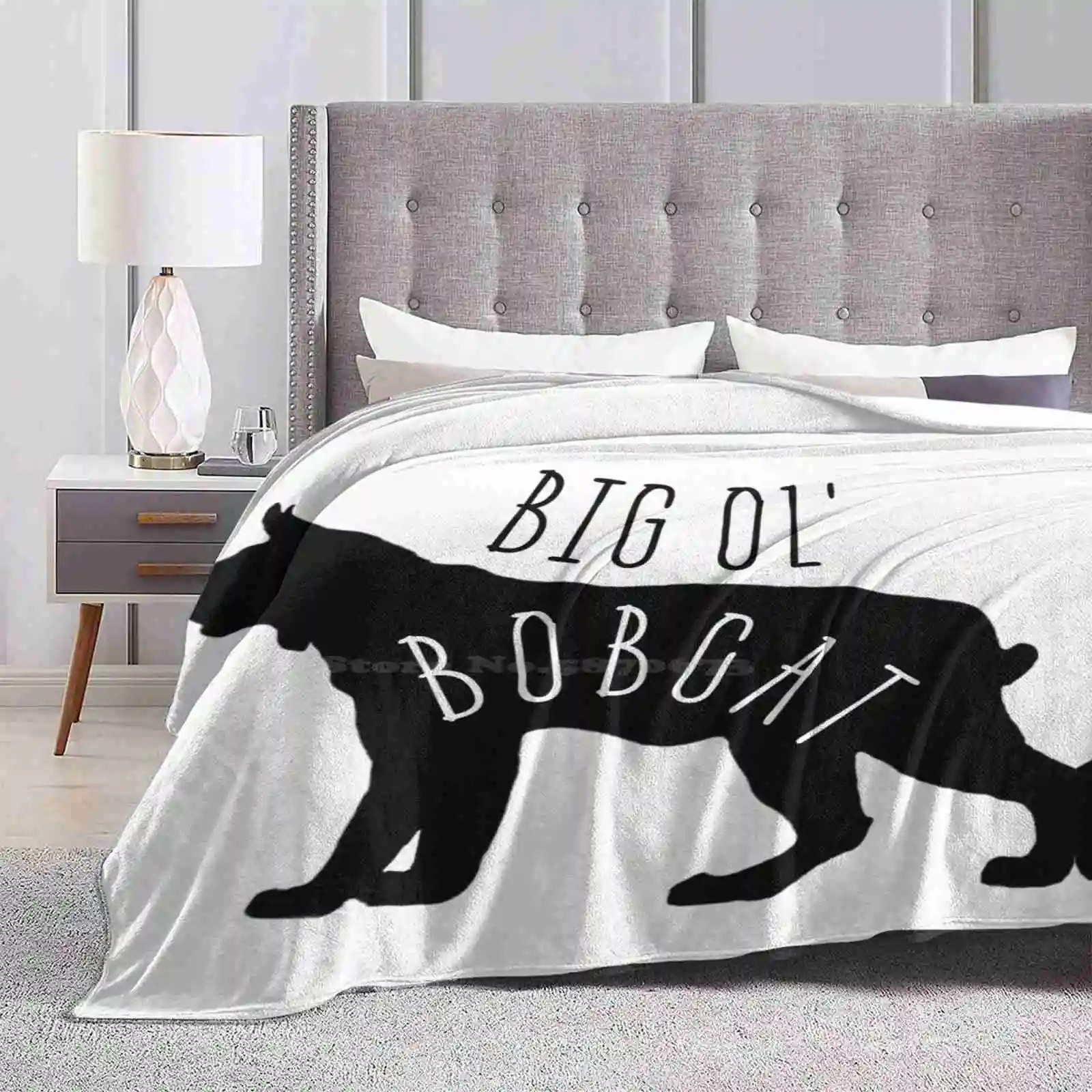 Big Ol' Bobcat Soft Warm Throw Blanket Big Ole Bobcat Big Old Bobcat Big Ol Bobcat Funny Haha Vine Laugh Video For You Page