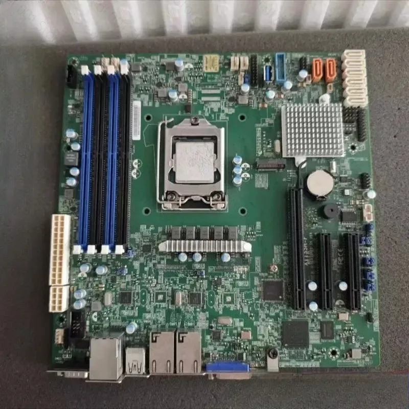 for MBD-X11SSH-F X11SSH-F LGA 1151 C236 IPMI 2.0 DDR4 Server M-ATX Board W/bracket, NAS Motherboard Good Condition