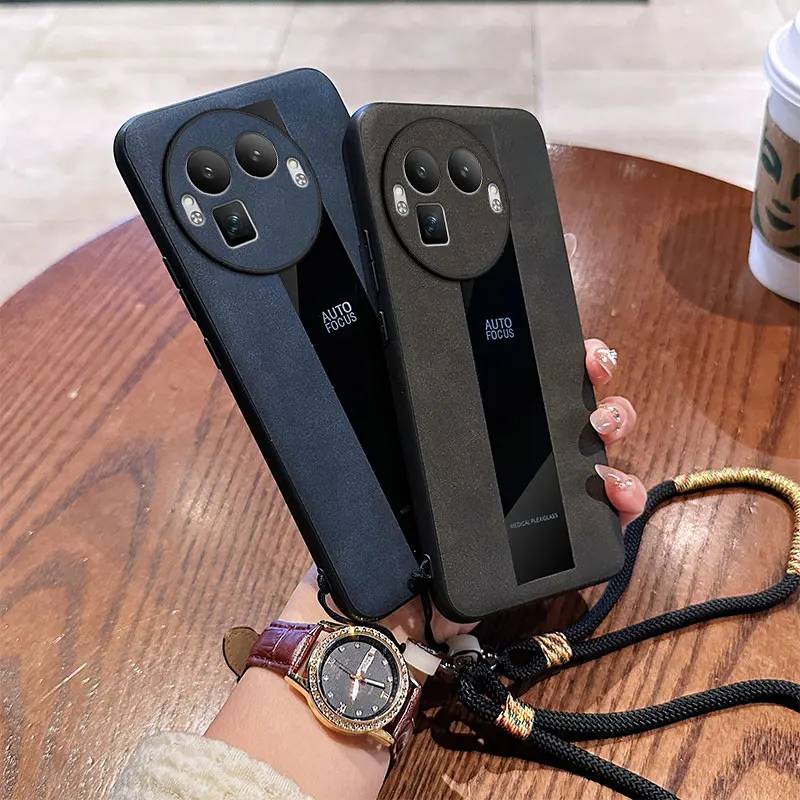 Realme GT 8 Proケース 新型 無地 レザー 古風 ブレスレット付き 耐衝撃 カップルケースカバー Realme GT8用 耐衝撃ケース