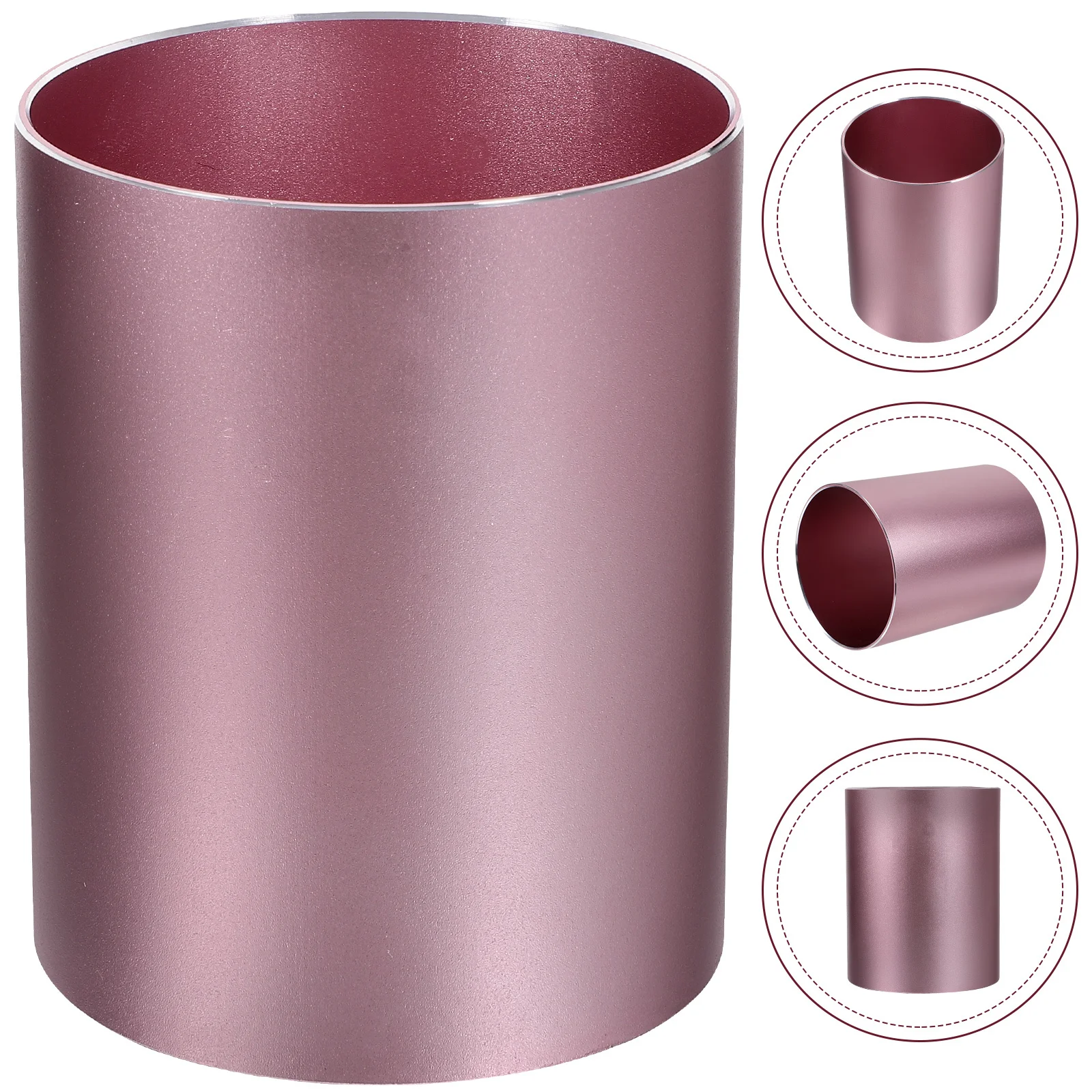 

Aesthetic Metal Pen Organizer Stylish and Practical Tabletop Storage for Pens Pencils Makeup Brushes Aesthetic Desk Accessories