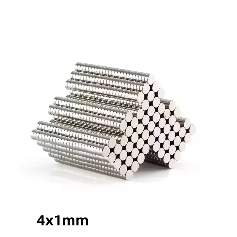 4x1mm Round Magnets Can Be Flexibly Used 4mmx1mm for Refrigerator Attachment, Office Document Fixing and DIY Crafts 4x1mm