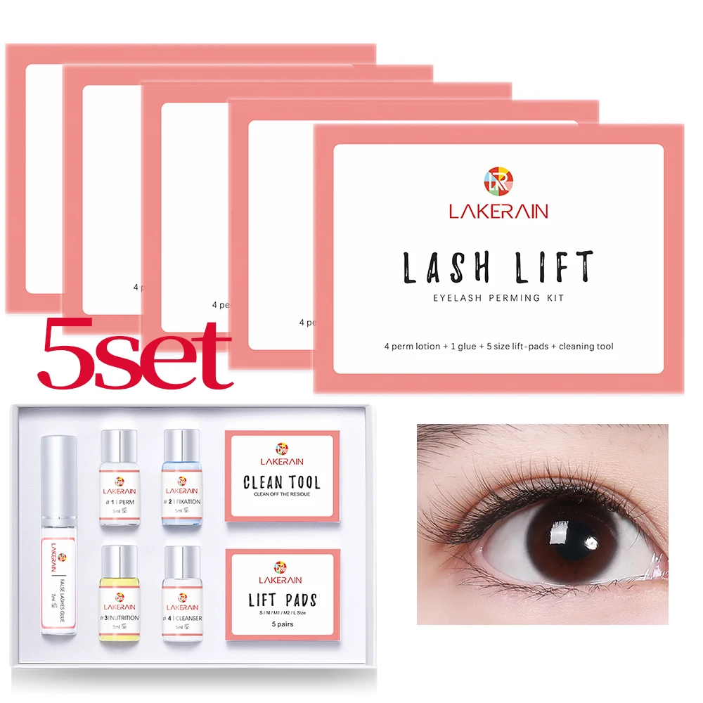 Nieuwe Lash Lift Kit Langdurige Wimper Lifting Permanenten Lotion Fixatie Lijm Krullend Lasher Schoonheidssalon Thuisgebruik Pro Kit