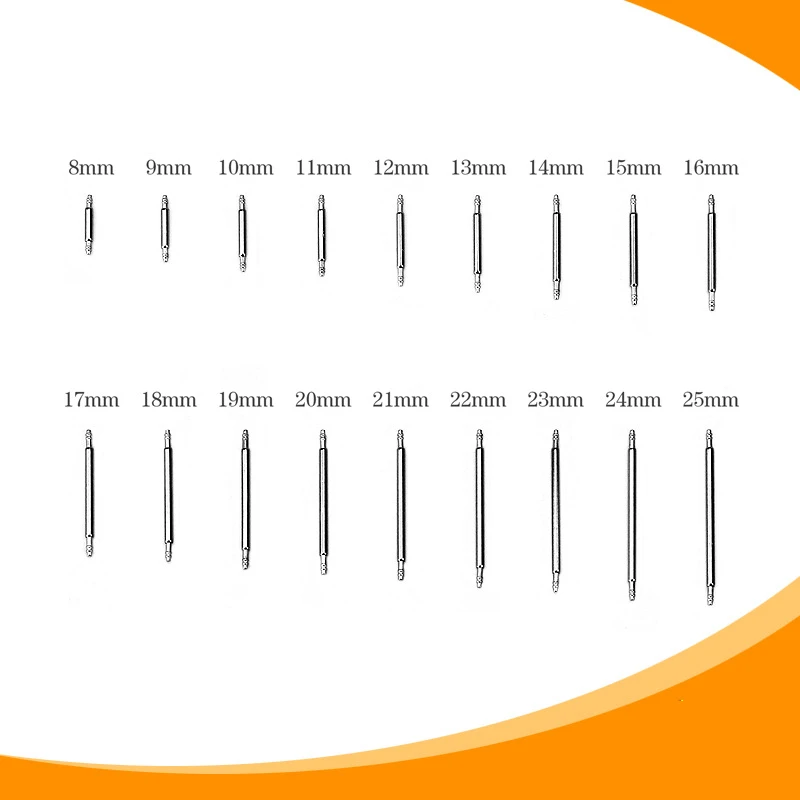 Aço inoxidável Watch Band Strap Repair Tool, Spring Bar, Link Pins Remover, Assista Acessórios, Opener, 144 Pcs, 270 Pcs, 360Pcs