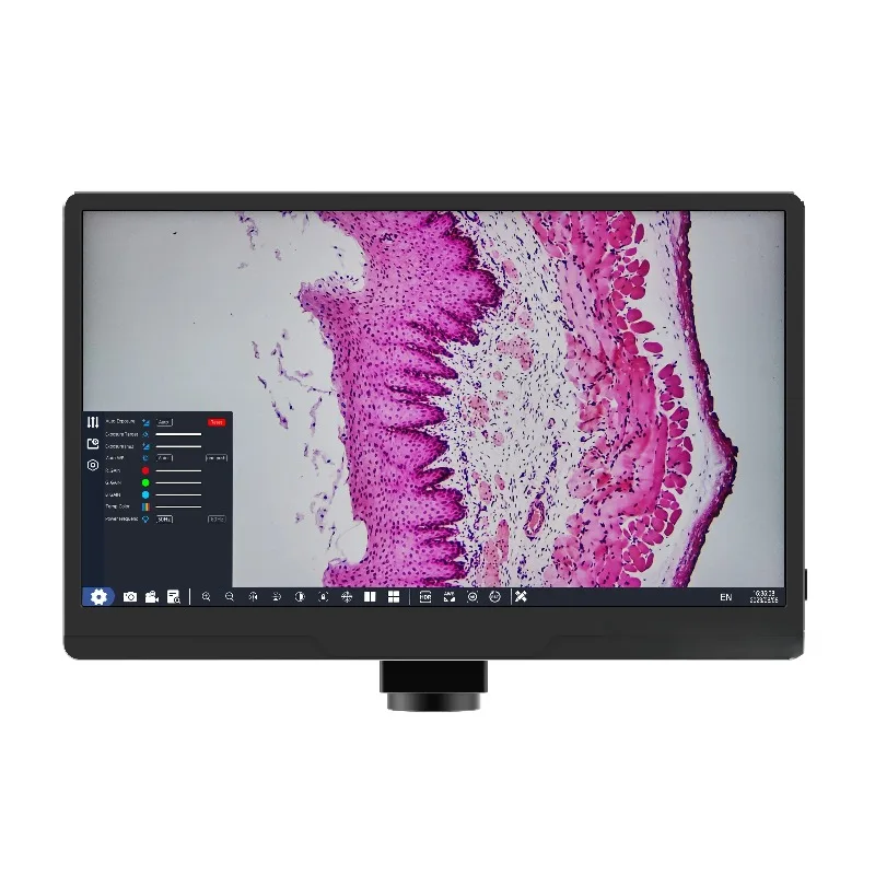 11.6inch LCD HD Screen 4K 30fps HDMI and USB Output IMX678 CMOS Sensor Digital Microscope Camera with Screen