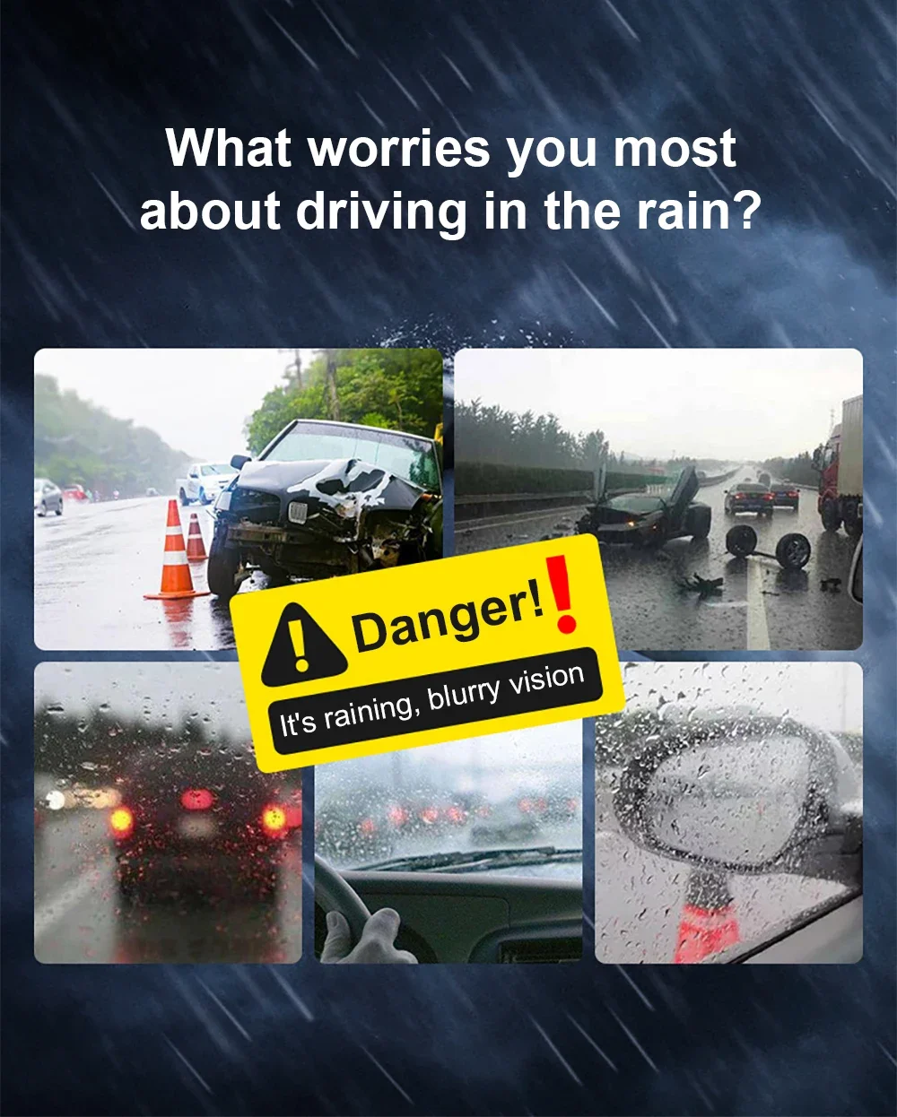 Car Glass Water Repellent Waterproof Rainproof Anti-fog Oil Film Stain Remover Auto Windshield Cleaner Anti-Rain Coating Agent image 4