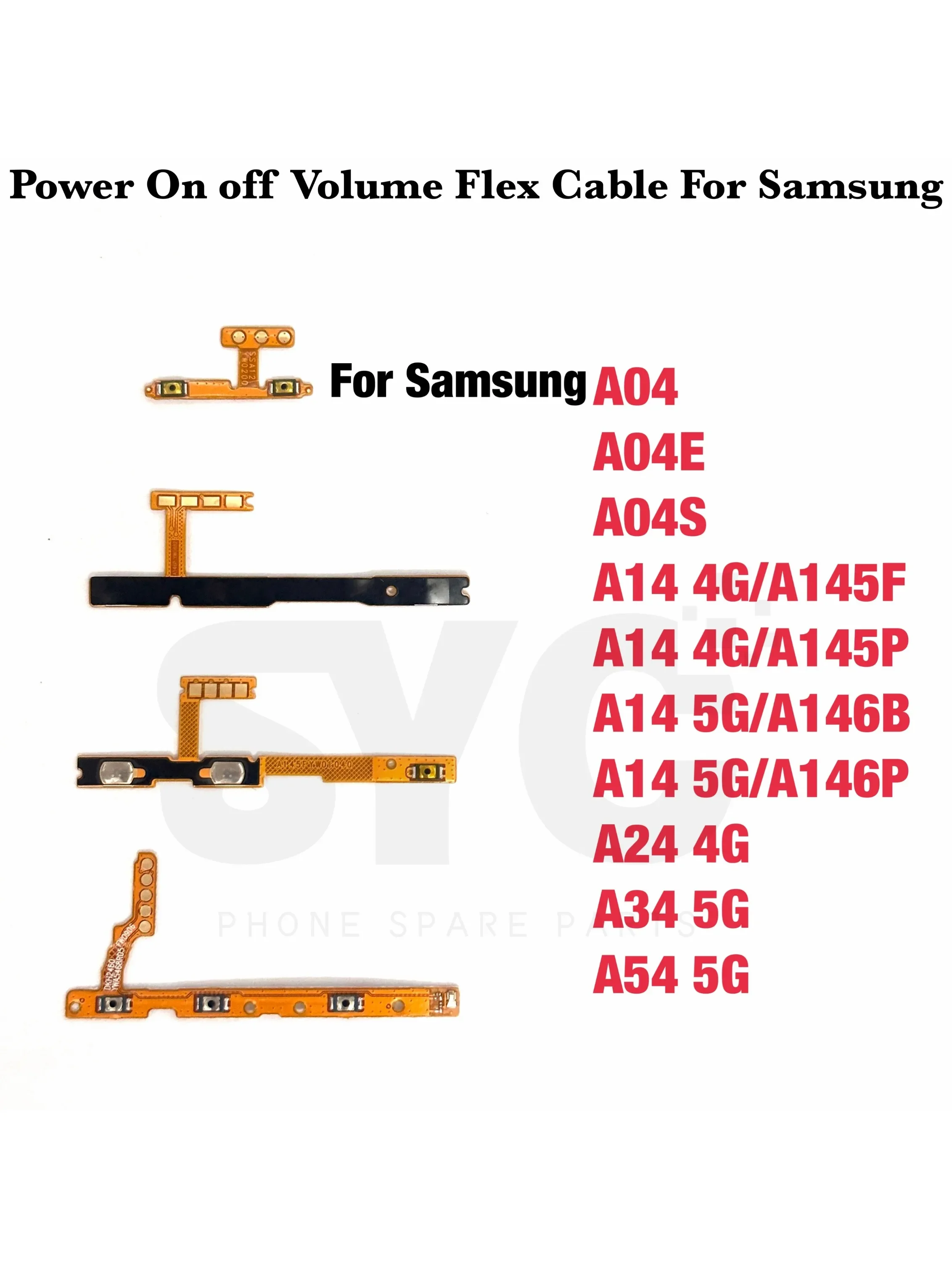Для-samsung-galaxy-a04-a04e-a04s-a14-4g-a24-a34-a54-5g-Телефон-Новая-кнопка-включения-и-выключения-громкости-Внутренние-детали-гибкого-кабеля