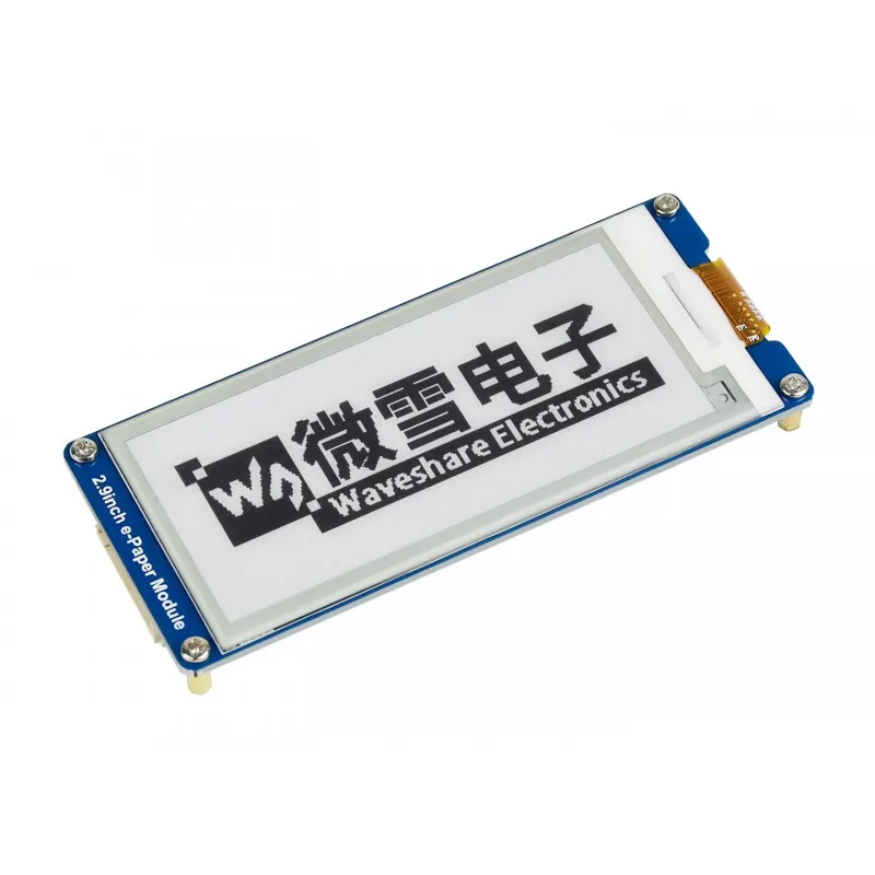 296x128, 2.9inch E-Ink display module，2.9inch e-Paper Module