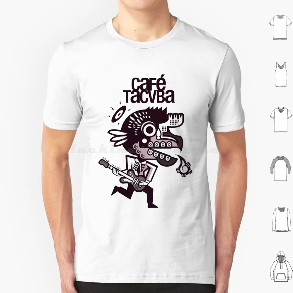 Copy Of Cafe Tavuba T Shirt 6xl Cotton Cool Tee Cafe Tacuba Cafe Tacvba Mexico Band Mexican Band Tacubos