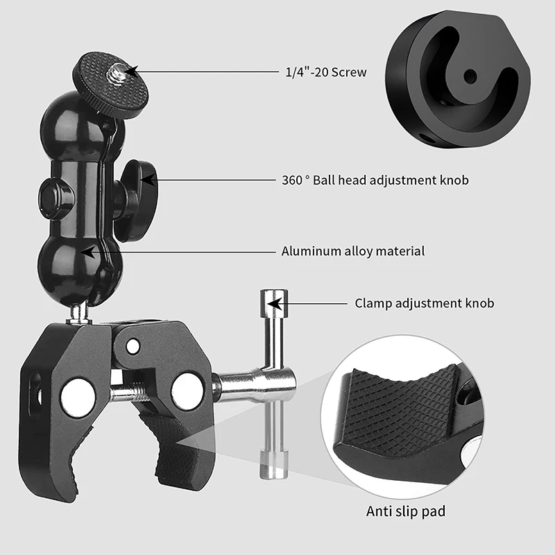 สําหรับ Starlink Mini Mount Mini4 RV รั้วกลางแจ้งโทรศัพท์มือถือปรับมุม Clamp Adapter