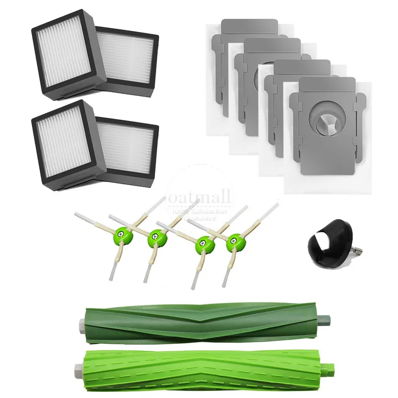 For iRobot Roomba i7 i7+ i8 i8+ E5 E6 I Series Robot Vacuum Cleaner Extractor Set Filter Replacement Parts