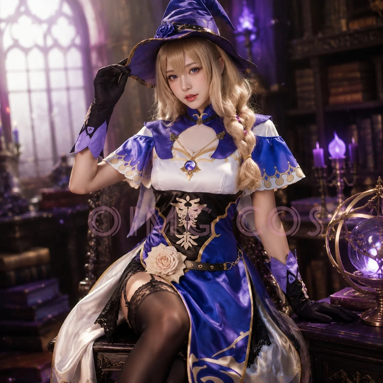 lisa-cosplay-costume-genshin-impact-adult-carnival-uniform-anime-halloween-costumes-women-game