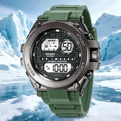 Reloj Digital militar para hombre, cronógrafo deportivo multifunción, esfera grande, resistente al agua, electrónico, de lujo, para exteriores, nuevo