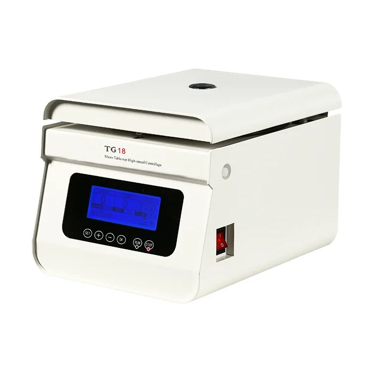 TG18 Micro 0.2ml/1.5ml/2ml/5ml Angle Rotor High Speed Centrifuge Laboratory Use PCR Centrifuge