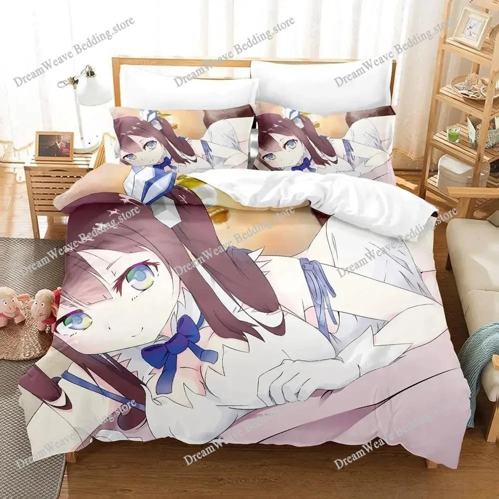 New Is It Wrong To Try To Pick Up Girls in A Dungeon IV Part Bedding Set Anime Adult Kid Bedroom Duvetcover Sets Luxury Gift963