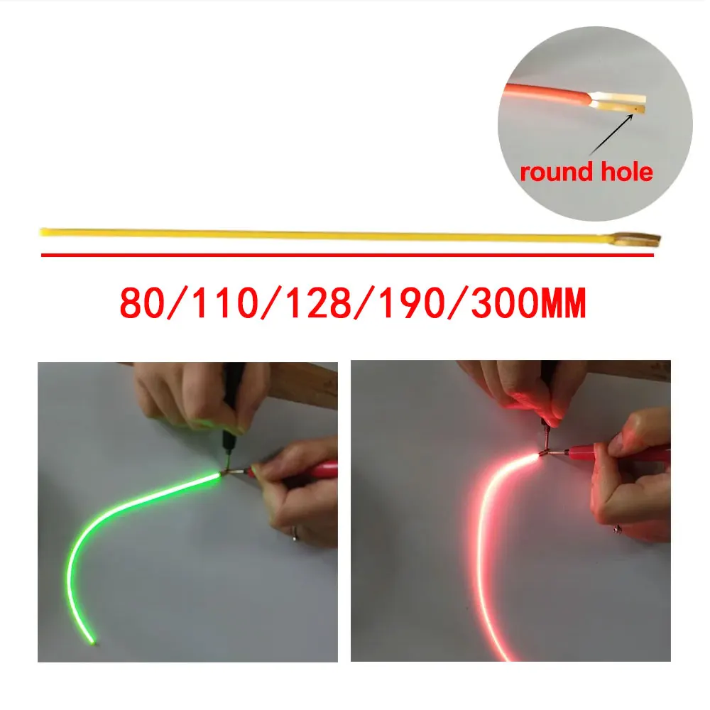 LED Filament Flexible DC3V 25mm 80mm110mm128mm190mm 300mm DIY DIY Edison Bulb Lamp Parts Diode Filament Decoration Lamp