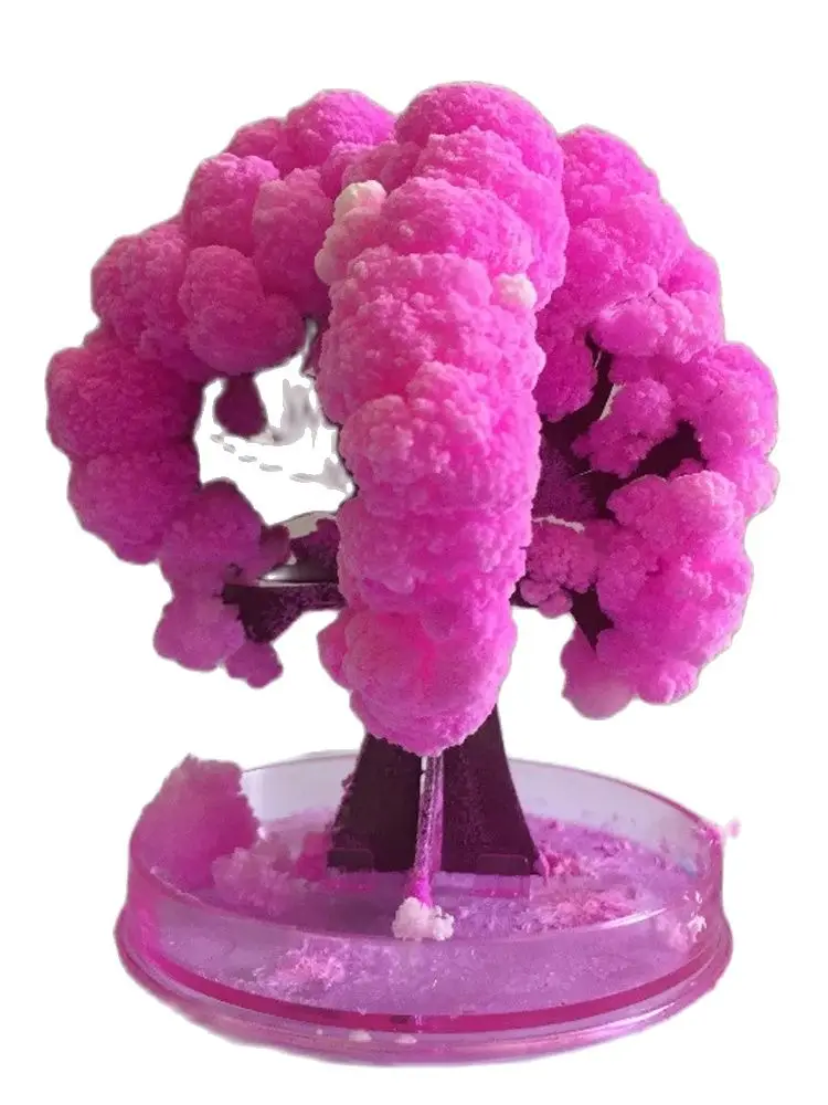 

1 PCS 2024 Magical Paper Sakura Crystal Trees Magic Grow Tree Japan Desktop Cherry Blossom Stress Relief Toys Novelties New Toy