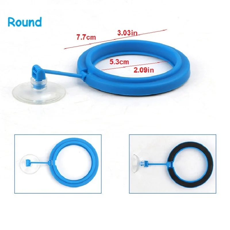 Fish Feeding Ring Feeder Fishing Equipment For Food Flakes Aquarium Mini Accessory Fish Tank Tool Water Koi Tropical Guppy Tetra