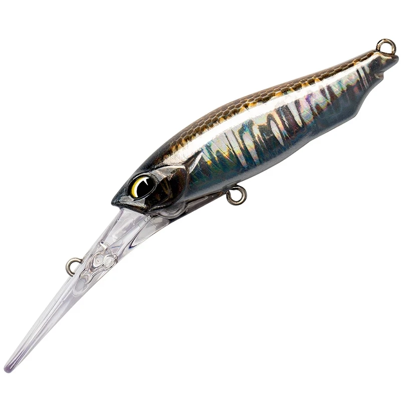 RAVENCRAFT 68SF Slow Floating Minnow Wobbler 10.6g Long Tongue Plate Sinking Fishing Trout Bait With Super Anti-rust Triple Hook