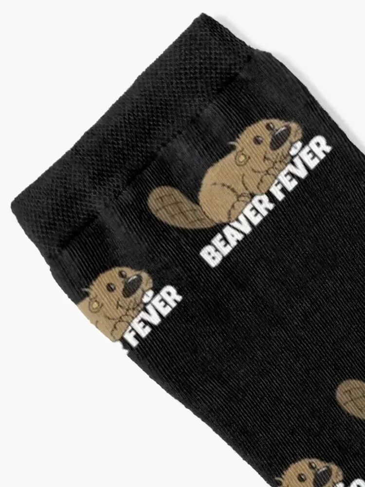 Beaver Fever Funny Gift Rodent Animal Socks professional running sports stockings soccer anti-slip Girl'S Socks Men's