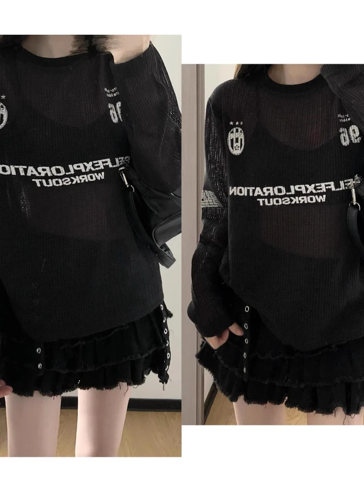 Lage Taille Bla Denim Rok Vrouwen Zomer Nieuwe Sle Punk Y2K Ort Rok Koreaanse Sle Pendelen Hoge Taille A-lijn rok