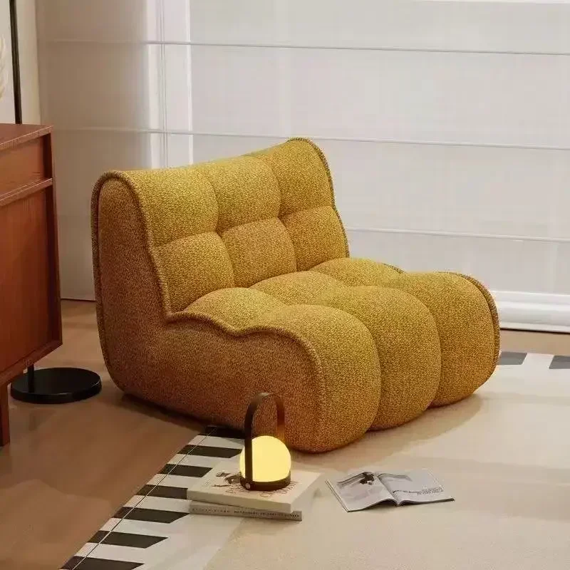 Stable Single reading sofa retro adult lazy chair new balcony leisure sofa pedal combination