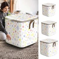 3pcs Quilt Storage Bags With Zipper Foldable Clothes Storage Organizer Dustproof Water Proof Large Capacity Home Closet Organize