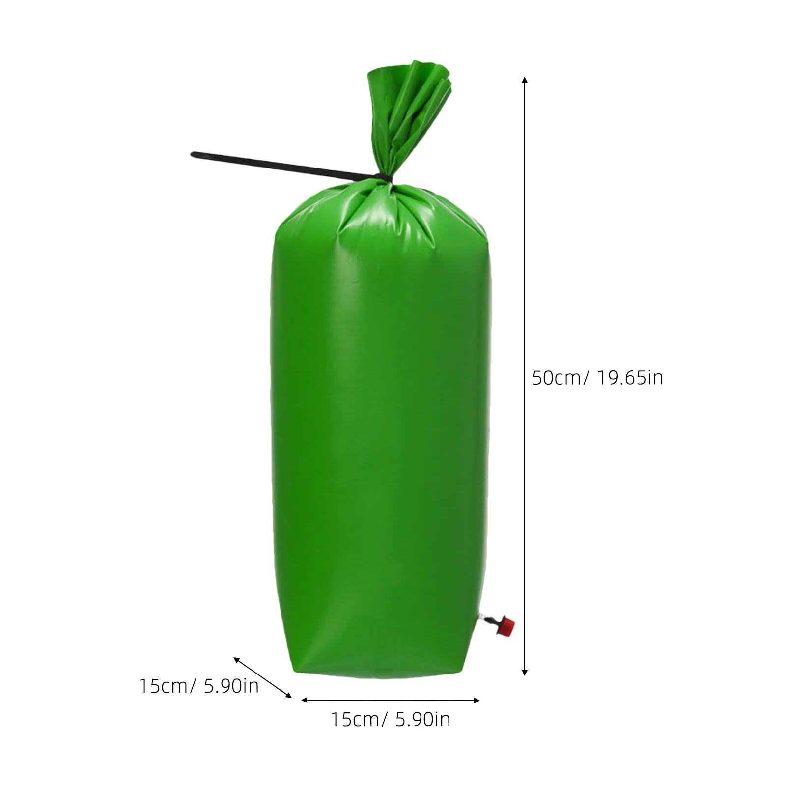 Worek do nawadniania drzew z wolno uwalnianym wodą, lekki, oszczędzający wodę, do nowych drzew, krzewów i roślin doniczkowych, przenośny.