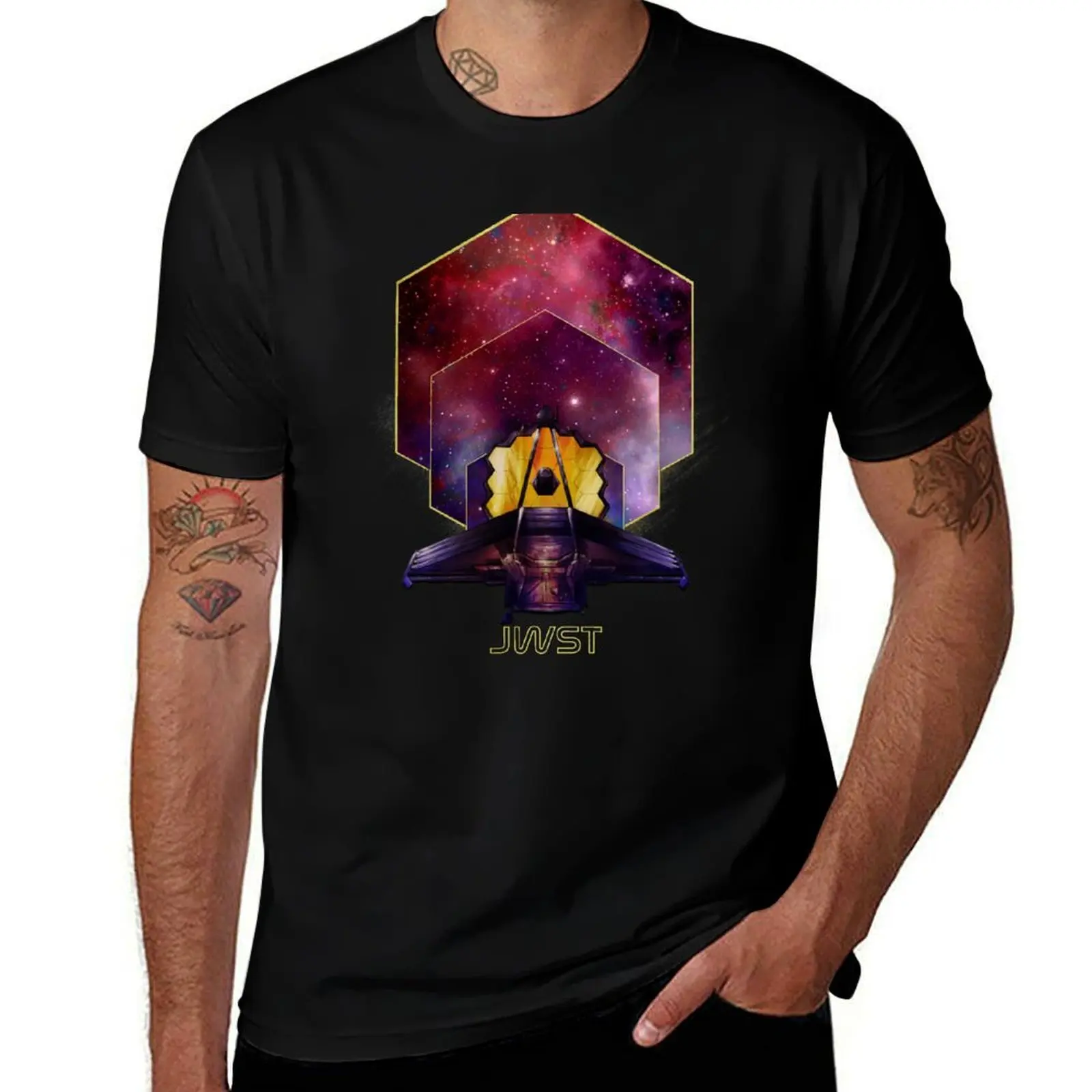 

James Webb space telescope jwst T-Shirt t shirt men 100% cotton luxury brand t shirts for man cotton
