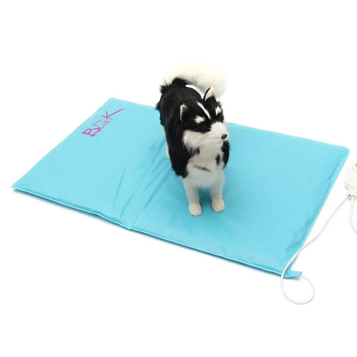 Almohadilla calefactora eléctrica para mascotas, estera calefactora ajustable de 10 niveles, 60x40cm, impermeable, almohadilla de calentamiento de invierno, cama para perros y gatos, 30W