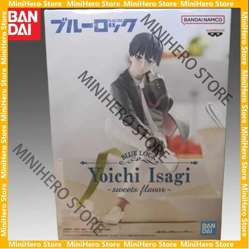 

In Stock Bandai Original Blue Lock Isagi Yoichi Action Figure PVC 1/8 Anime Display Collectible