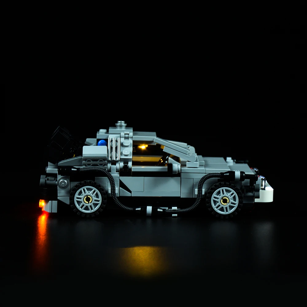 Led Light Kit For 21103 Back To The Future - The DeLorean Time Machine  DIY Toys Set (Not Included Building Blocks)