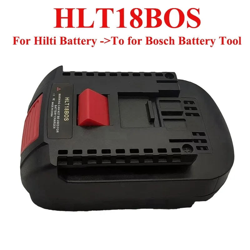 

Battery Adapter HLT18BOS for Hilti Li-Ion Batteries Convert To for Bosch Lithium Batteries Used for Bosch Battery Power Tools