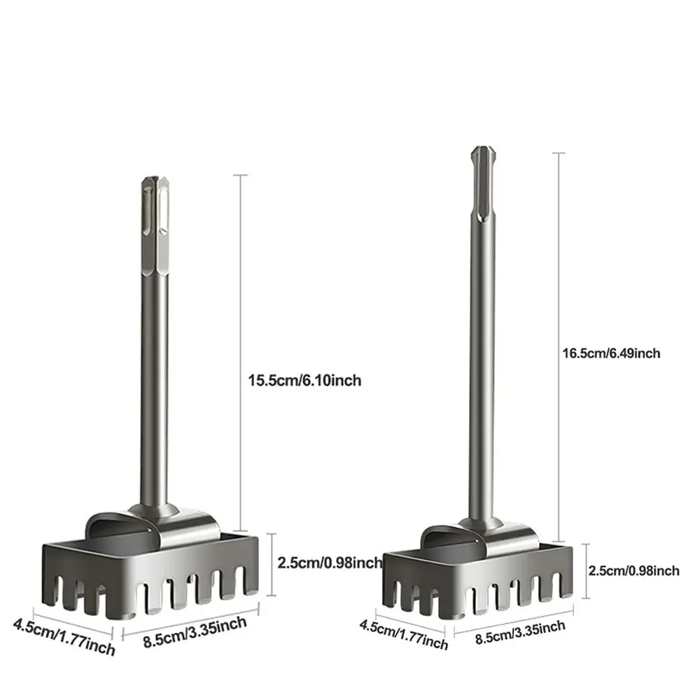 Quick Cutting Square Hole Cutter Slotting Square-handled 4 Pits Square Socket Puncher Round-handle 2 Pits and 2 Grooves Punch