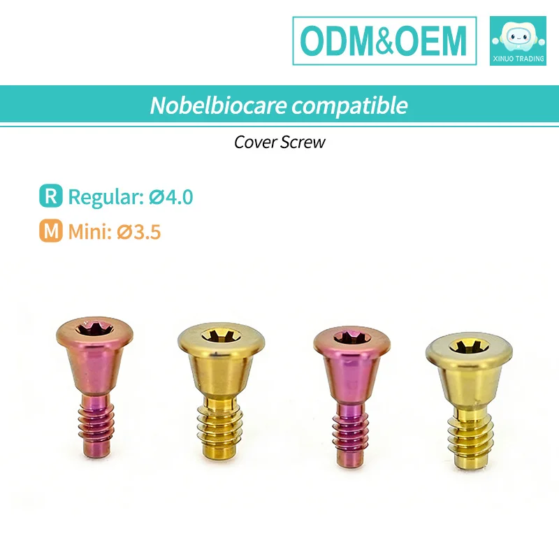 

Cover Screw Healing Cap High Quality for Nober Dental Implant System Abutment Fixture Screws Wholesale in Stock Factory Direct