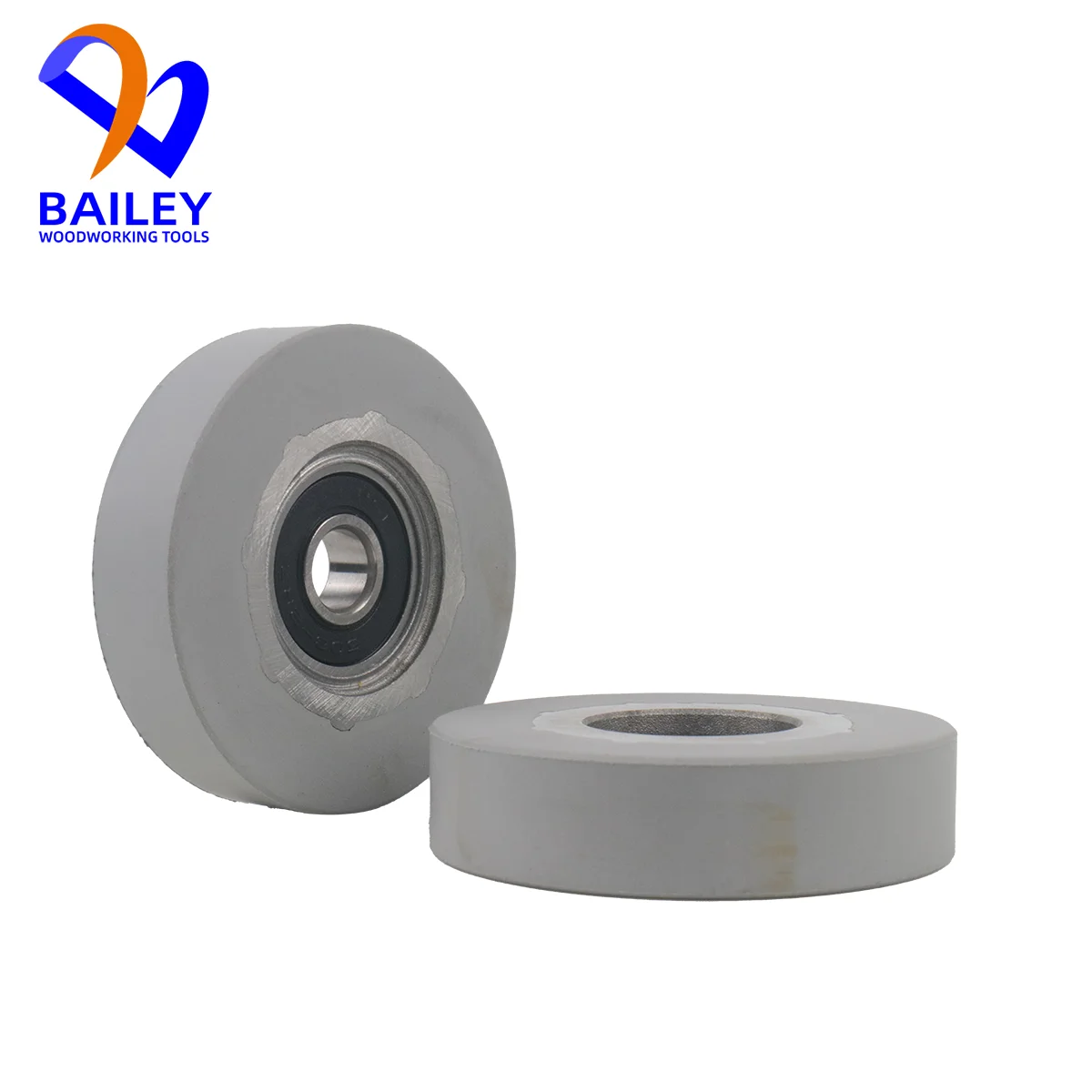 BAILEY rol transmisi roda tekan karet, 10 buah 65x8x30mm untuk OTT catok tepi Marnak alat pertukangan